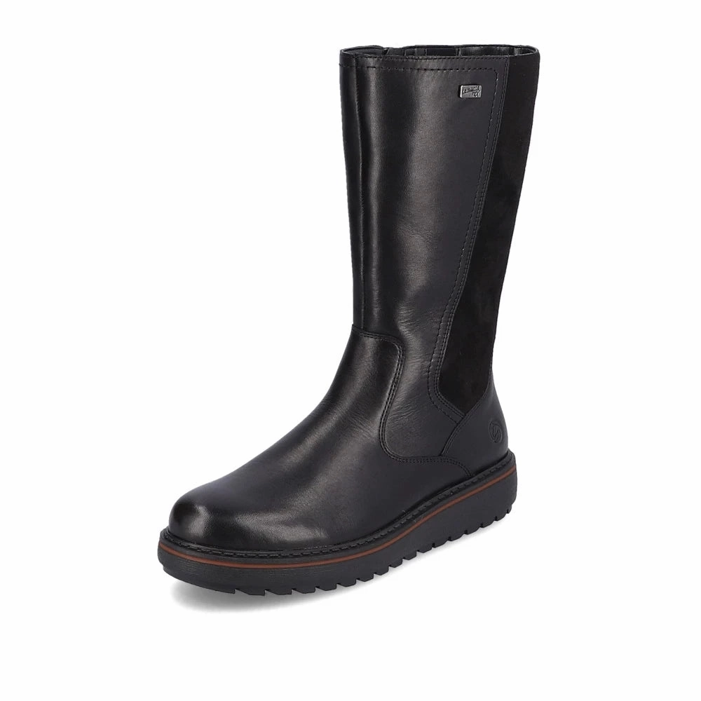 D0U72-01 Black Mid RTex Side Zip Ice Road