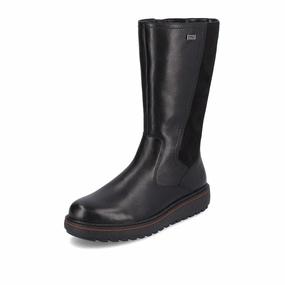 D0U72-01 Black Mid RTex Side Zip Ice Road