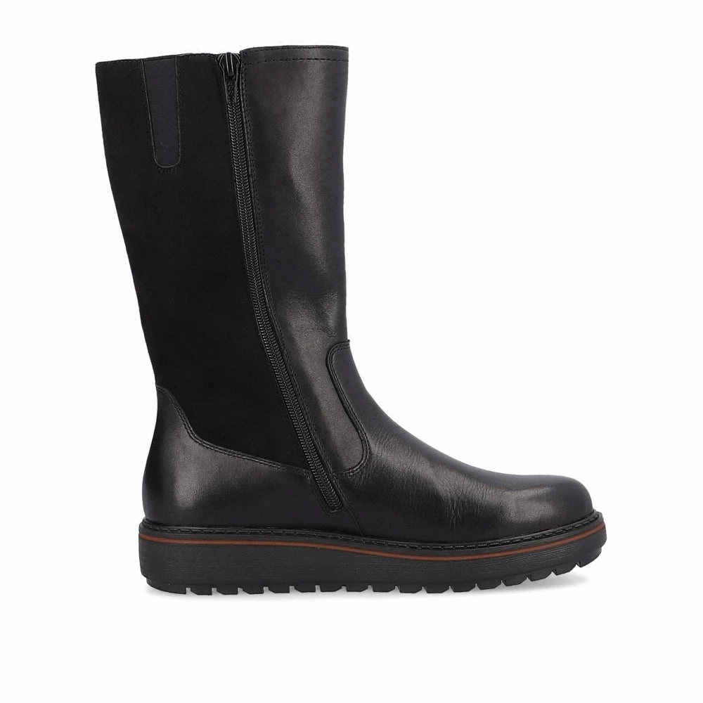 Music Festival Hard Trail D0U72-01 Black Mid RTex Side Zip