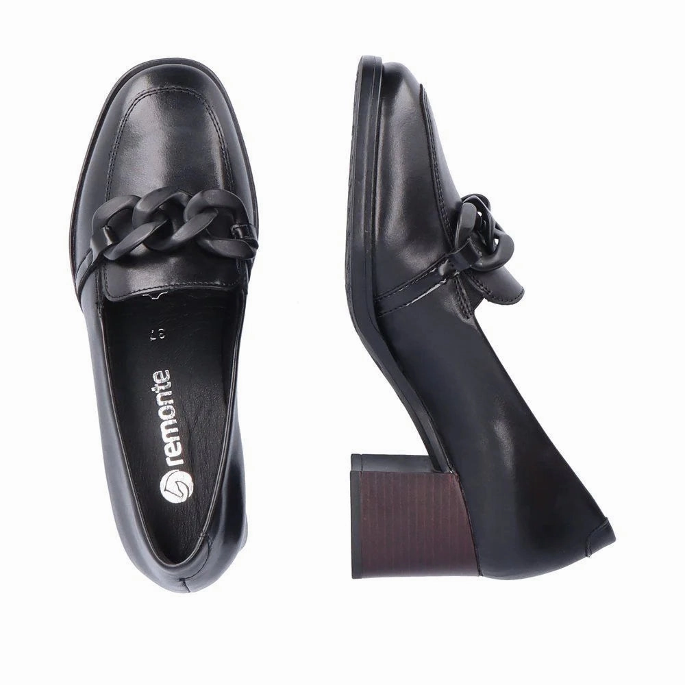 Joint Relief Smooth   finish D0V00-01 Slip On Heel Black