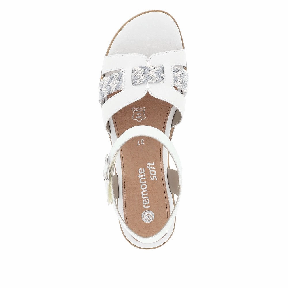 Sun Ready D6461-80 Velcro Braid Strap White Multi