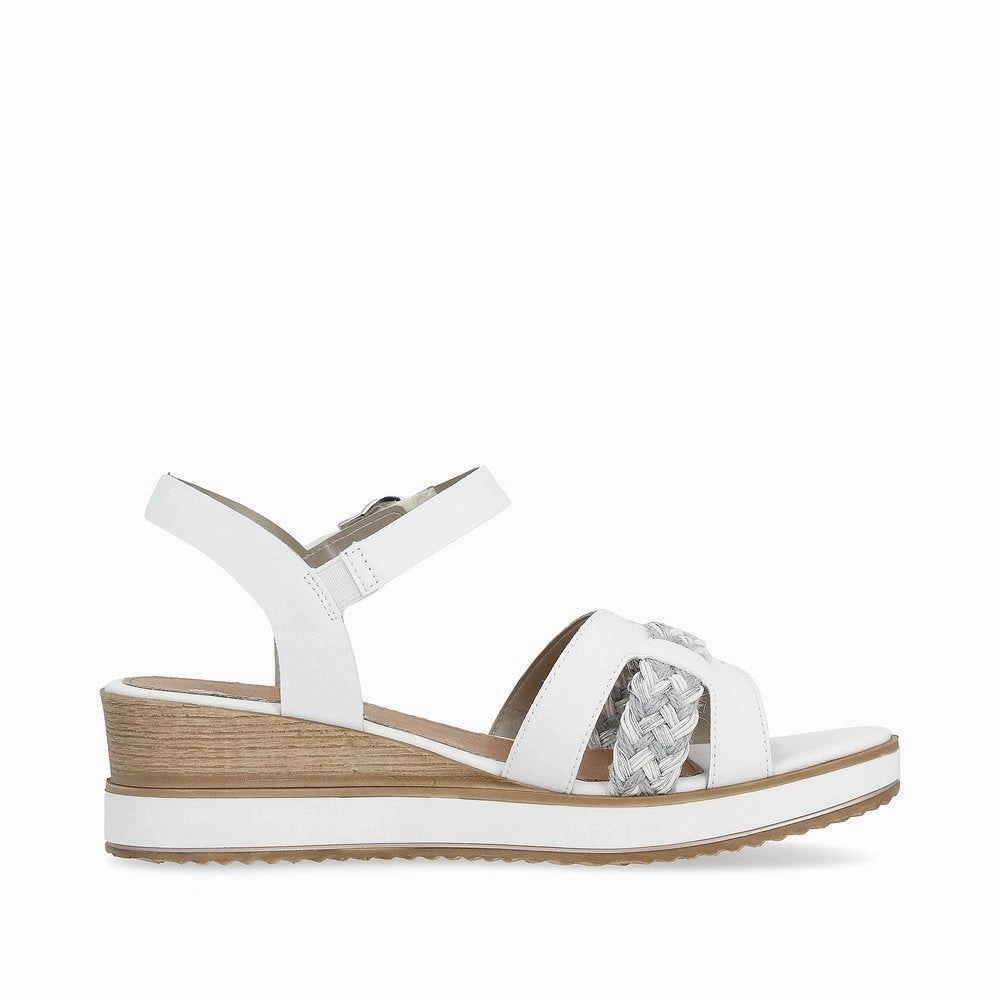 Minimal Feel Weekend Ease D6461-80 Velcro Braid Strap White Multi