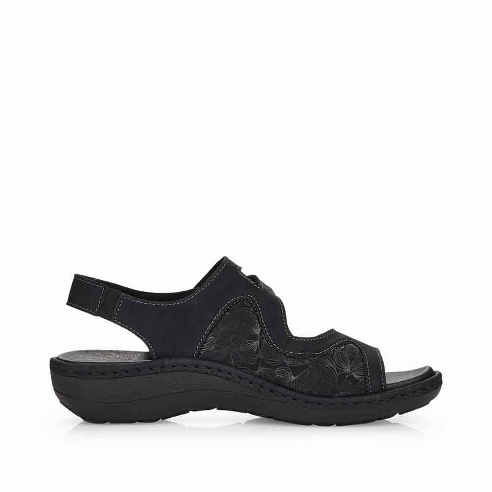 D7647-01 Black Comfortable Footwear Active Summer Footwear