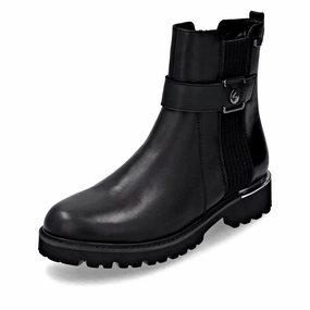 Comfortable Stability Outdoor Adventure D8654-00 Black Ankle Side Zip Buckle RTex