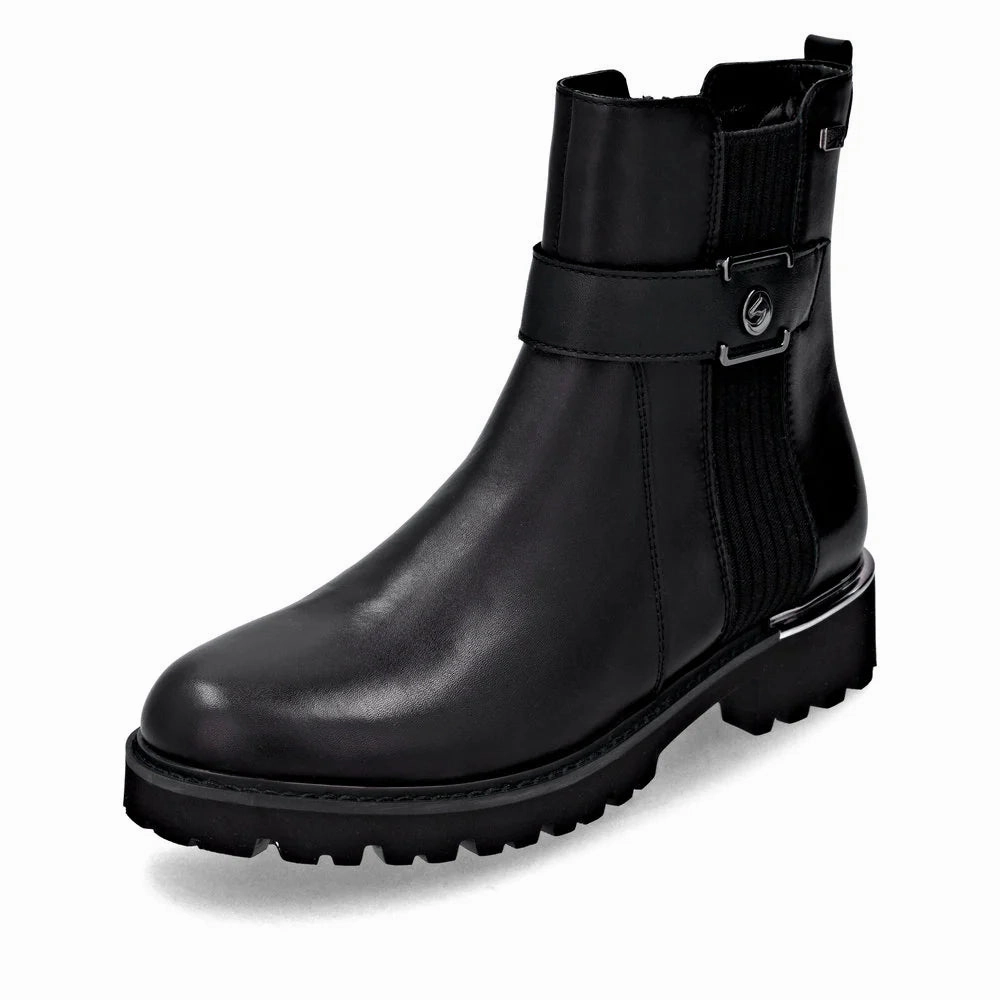 Urban Adventure D8654-00 Black Ankle Side Zip Buckle RTex