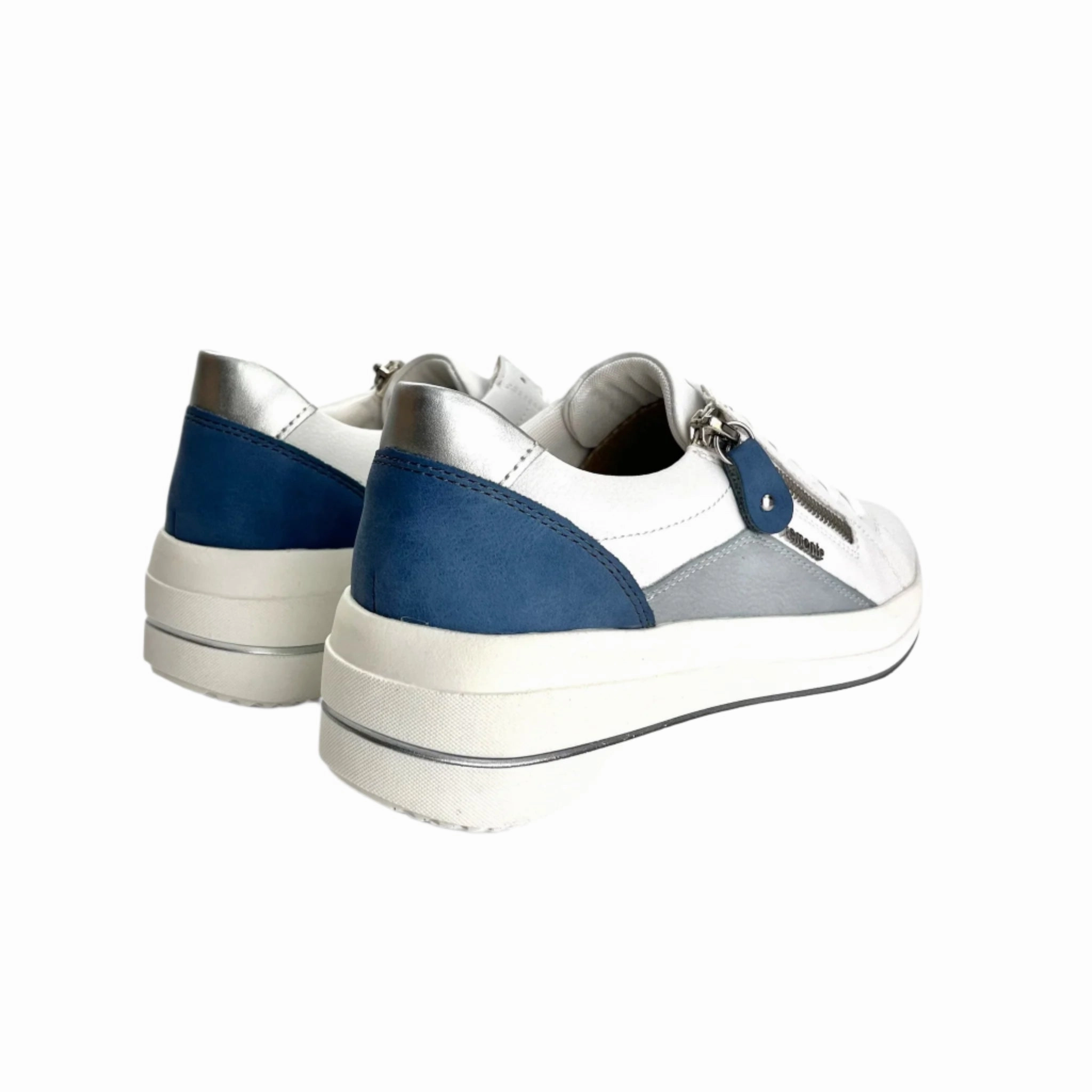 D1C01-84 Blue Multi Lace/Side Zip Harbor Stroll