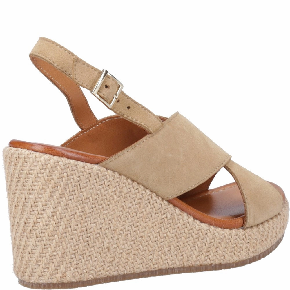 Hush Puppies Perrie Wedge Sandal Season Ready Streetwear Look
