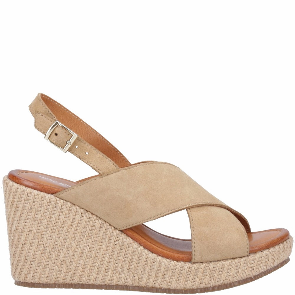 Hush Puppies Perrie Wedge Sandal City Edge Natural motion