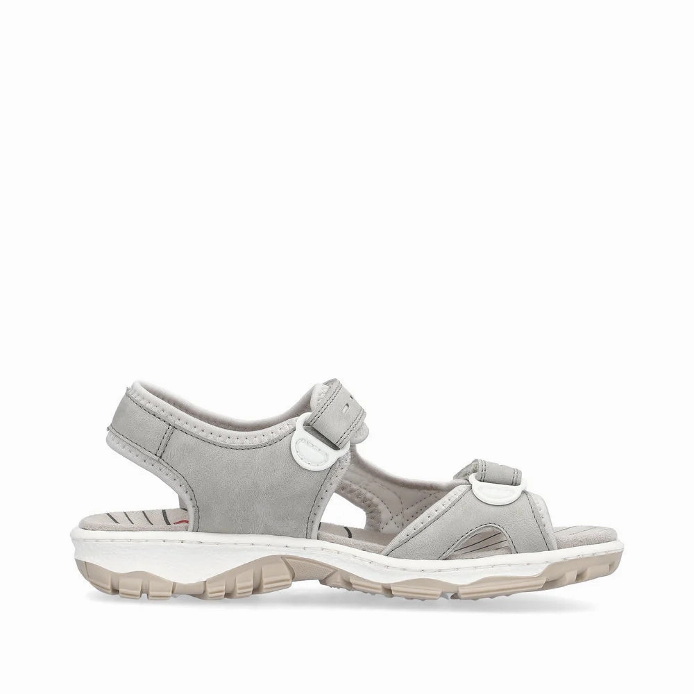 68866-40 Grey Multi Velcro Practical Outdoor Shoes