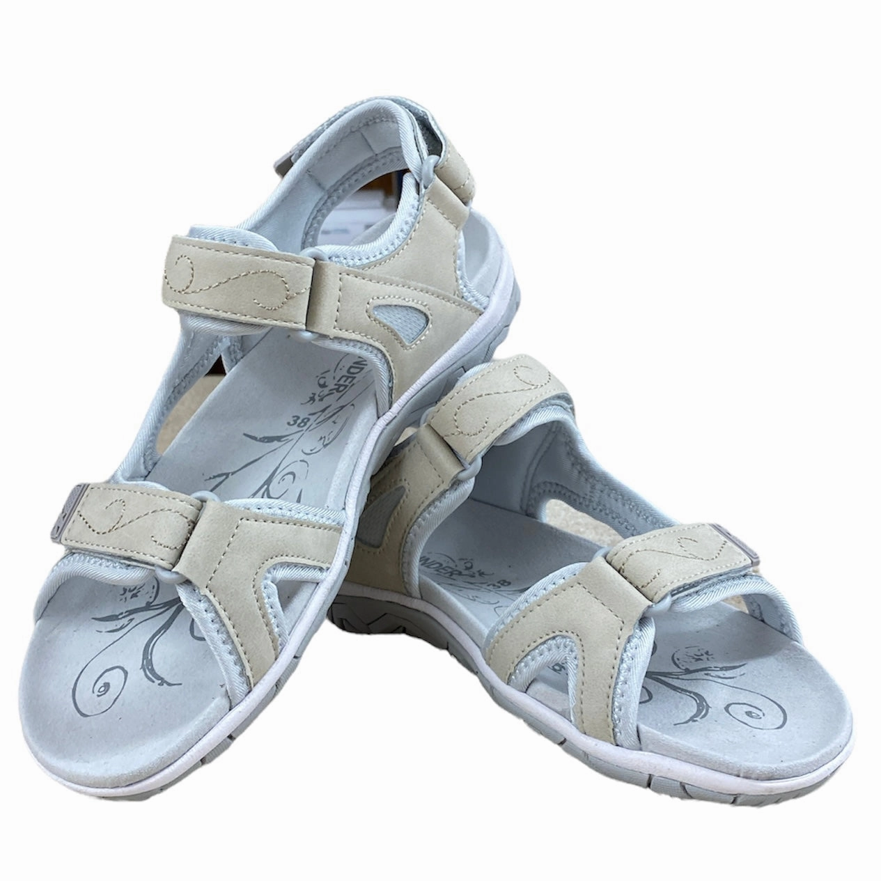 Larisa Light Grey/Glacier Grey Light Straps