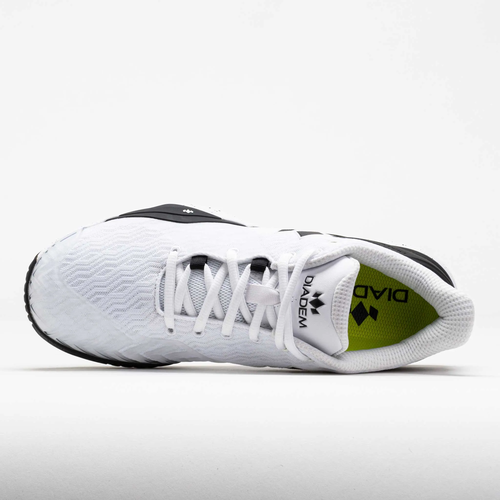 Diadem Court Burst Men's  White/Black symmetrical shoes snug shoes