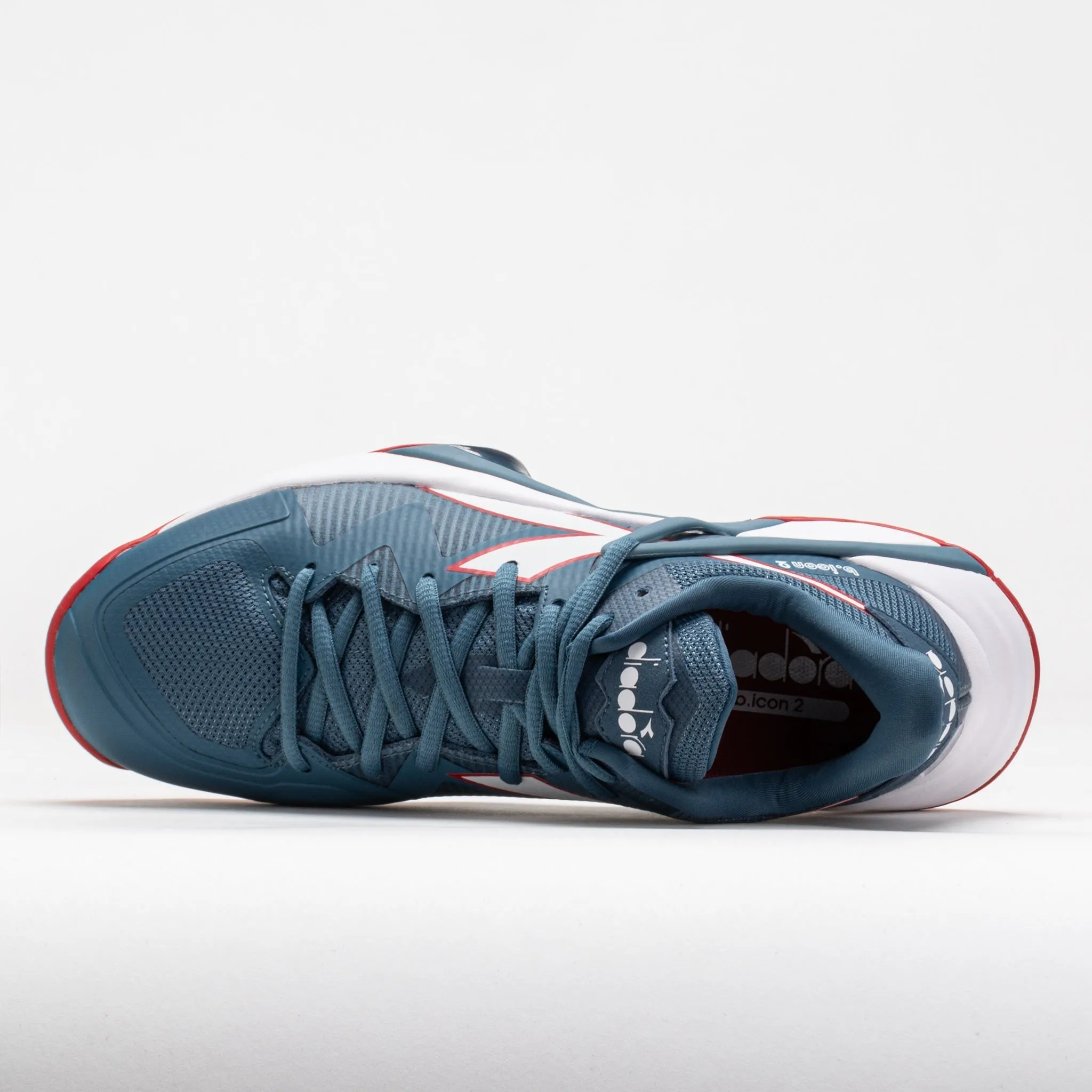 padded tongue shoes reflective - elements Diadora B.Icon 2 AG Men's  Oceanview/White/Salsa