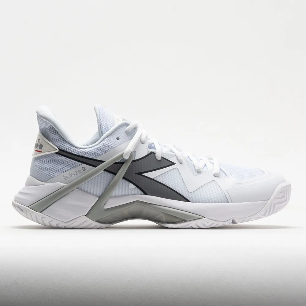 Diadora B.Icon 2 AG Men's  White/Silver Dry running suitable for races