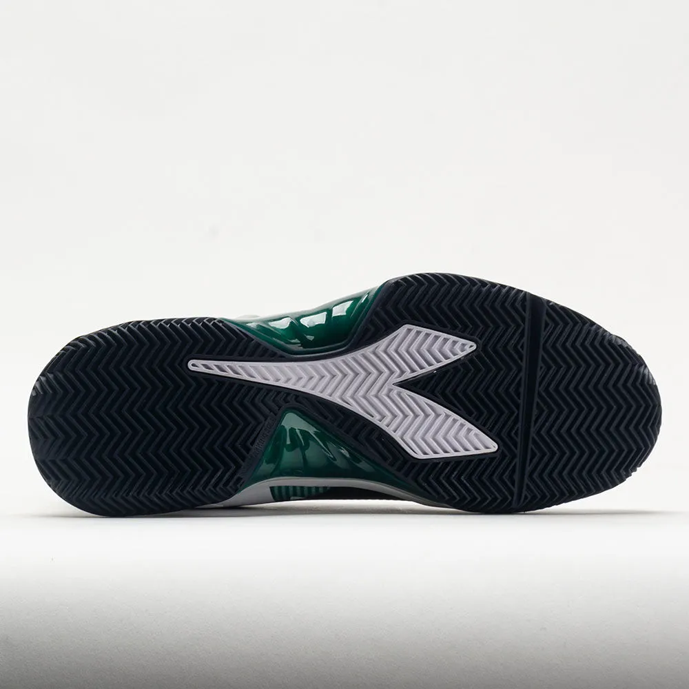 Diadora B.Icon 2 Clay Men's  White/Black/Blue Corsair polka - dot running wear