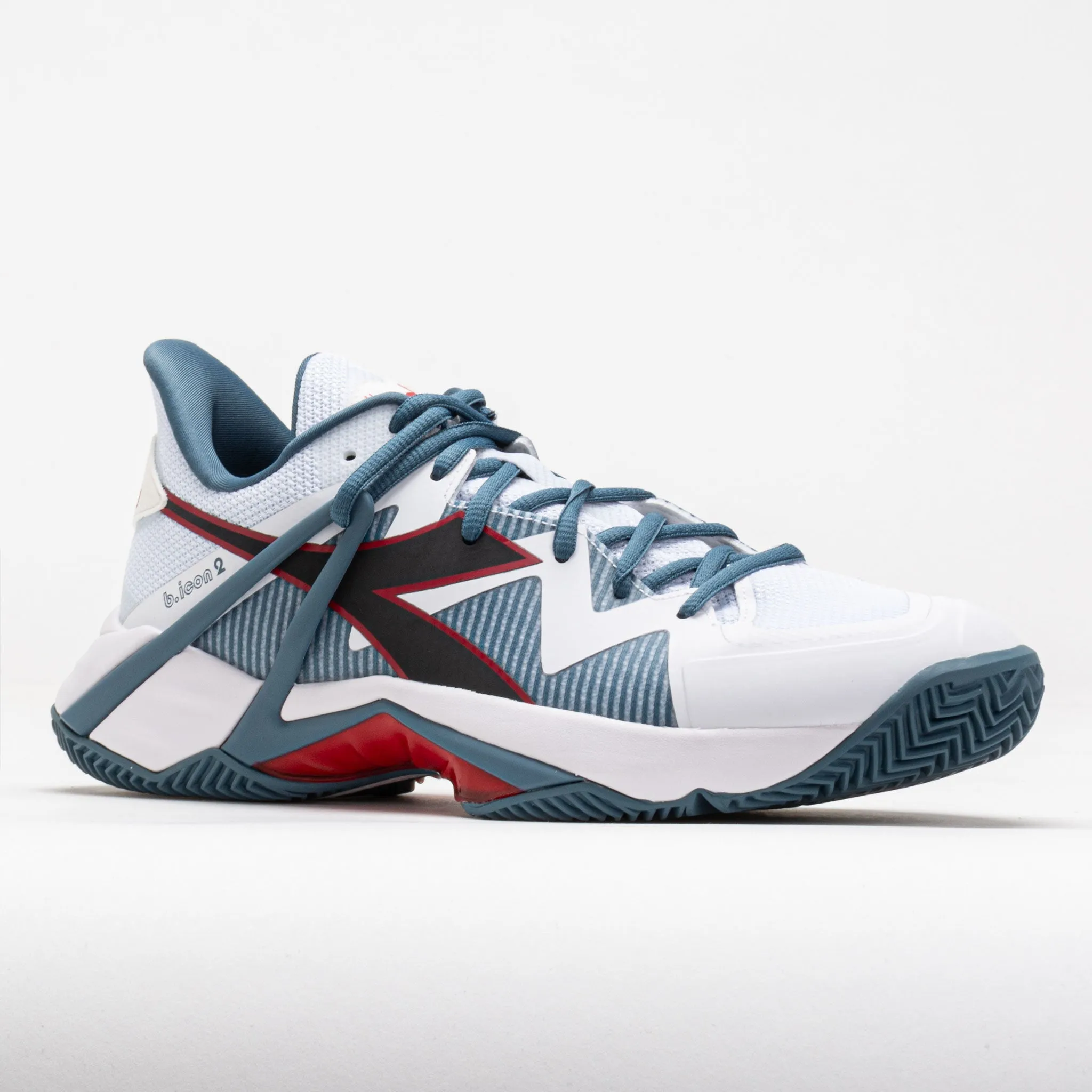 Diadora B.Icon 2 Clay Men's  White/Oceanview/Salsa personalized - fit - customization shoes