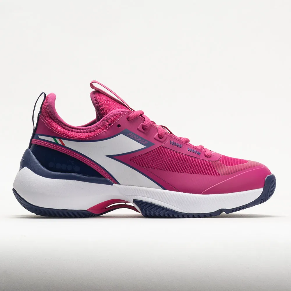 Diadora Finale Clay Women's  Pink Yarrow/White/Blueprint classic running gear brand - name running option