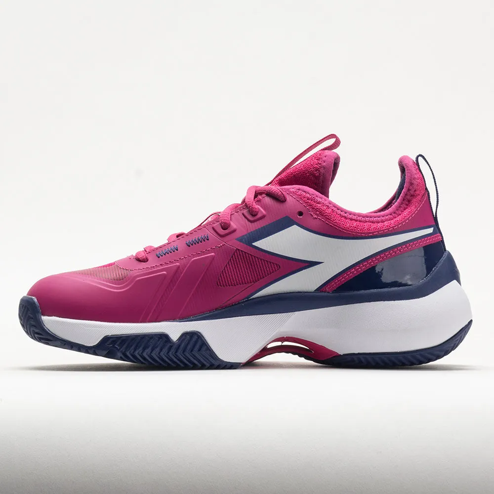 Diadora Finale Clay Women's  Pink Yarrow/White/Blueprint traction - sole award - ceremony running gear