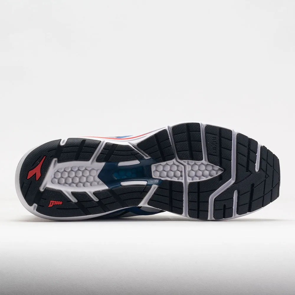 memory - foam insole shoes running in a sound area shoes Diadora Mythos Blushield 8 Vortice Men's  Silver/White/Black