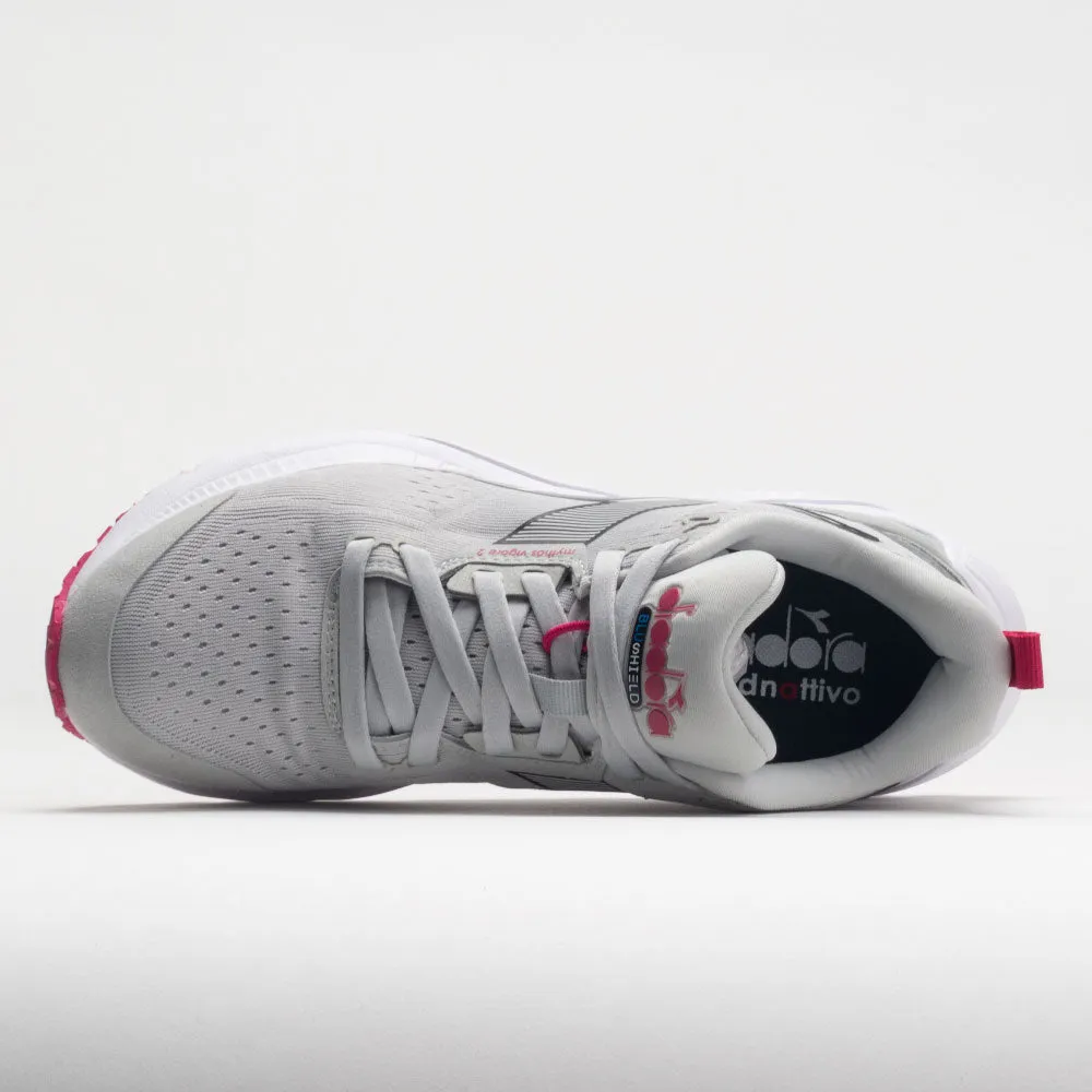 Diadora Mythos Blushield Vigore 2 Women's  Silver DD/Black/Rubine Red classic - inspired shoes EVA - midsole - comfort - cushion shoes