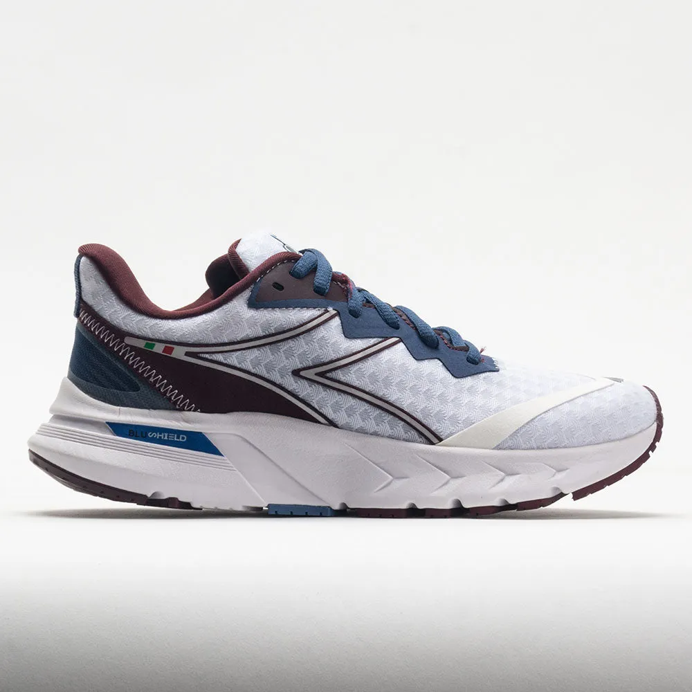 Diadora Mythos Blushield Volo 2 Women's  White/True Blue running on soft surface running shoes for men in their 40s