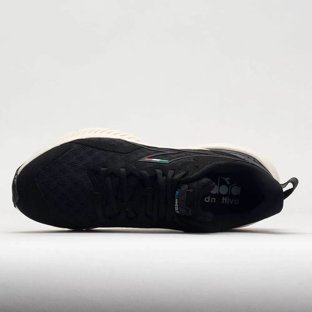 Diadora Mythos Blushield Volo 3 Men's  Black/White Unisex Appeal diabetic running shoes