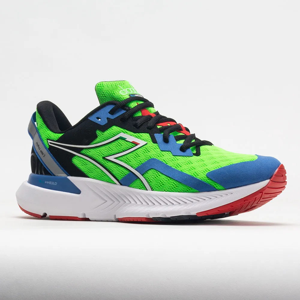 Impact Foam running for a way to stay involved in sports Diadora Mythos Blushield Volo 3 Men's  Green Fluo/White/Black