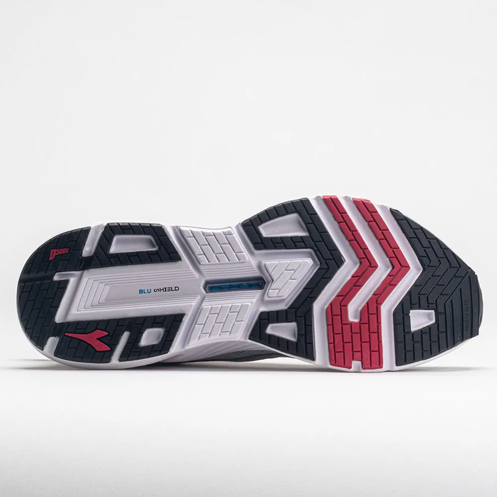 Diadora Mythos Blushield Volo 3 Men's  Silver DD/Black/Alloy running for social interaction Outdoor sports shoes