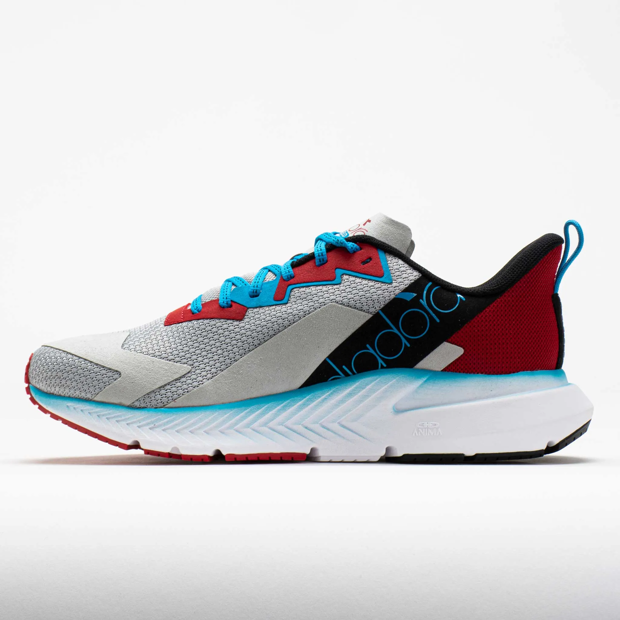 Diadora Mythos Blushield Volo 4 Men's  Silver DD/Blue Danube/Salsa tile - floor shoes adult fitness shoes