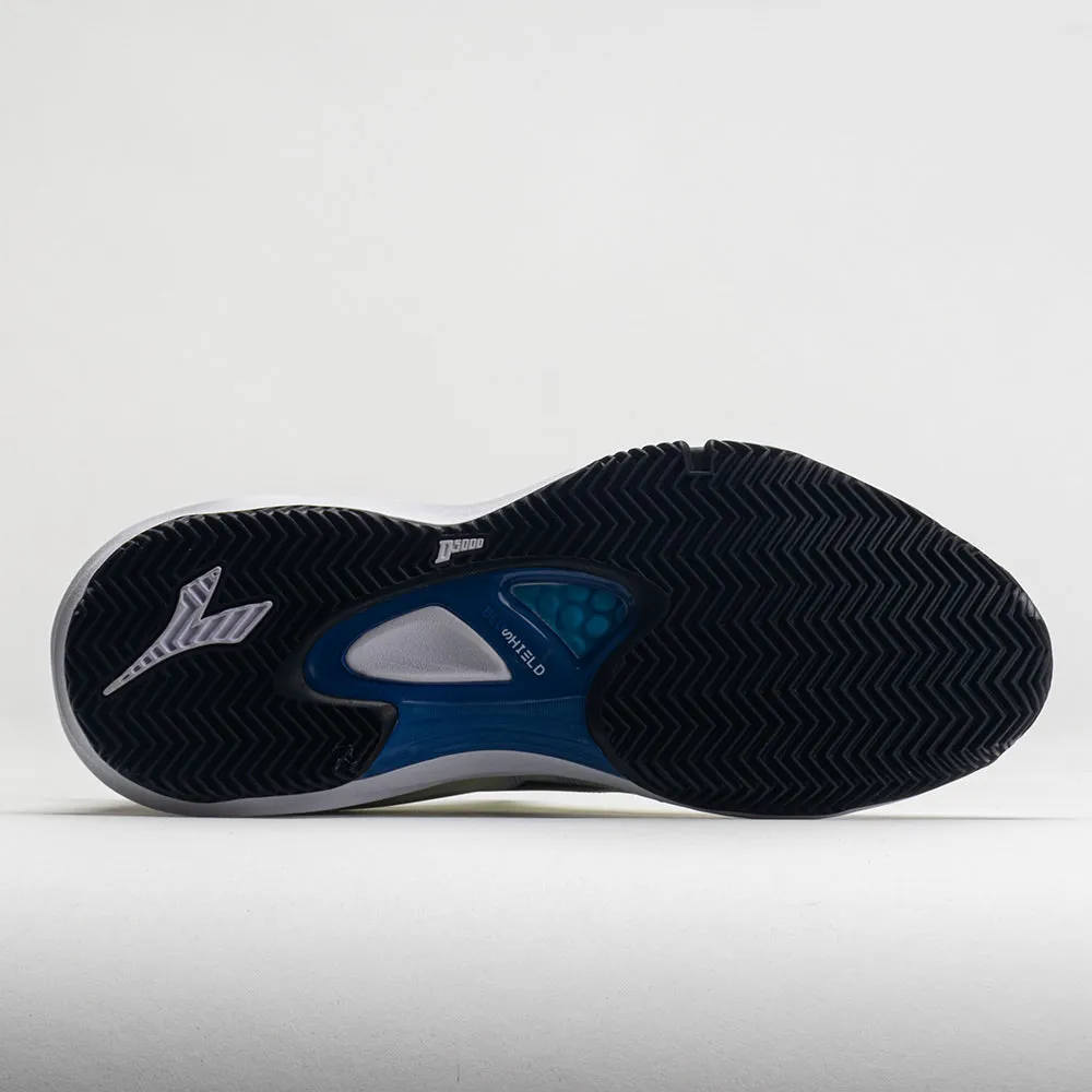 endurance shoes Diadora Speed Blushield Fly 4  Clay Men's  White/Black/Deja Vu Blue