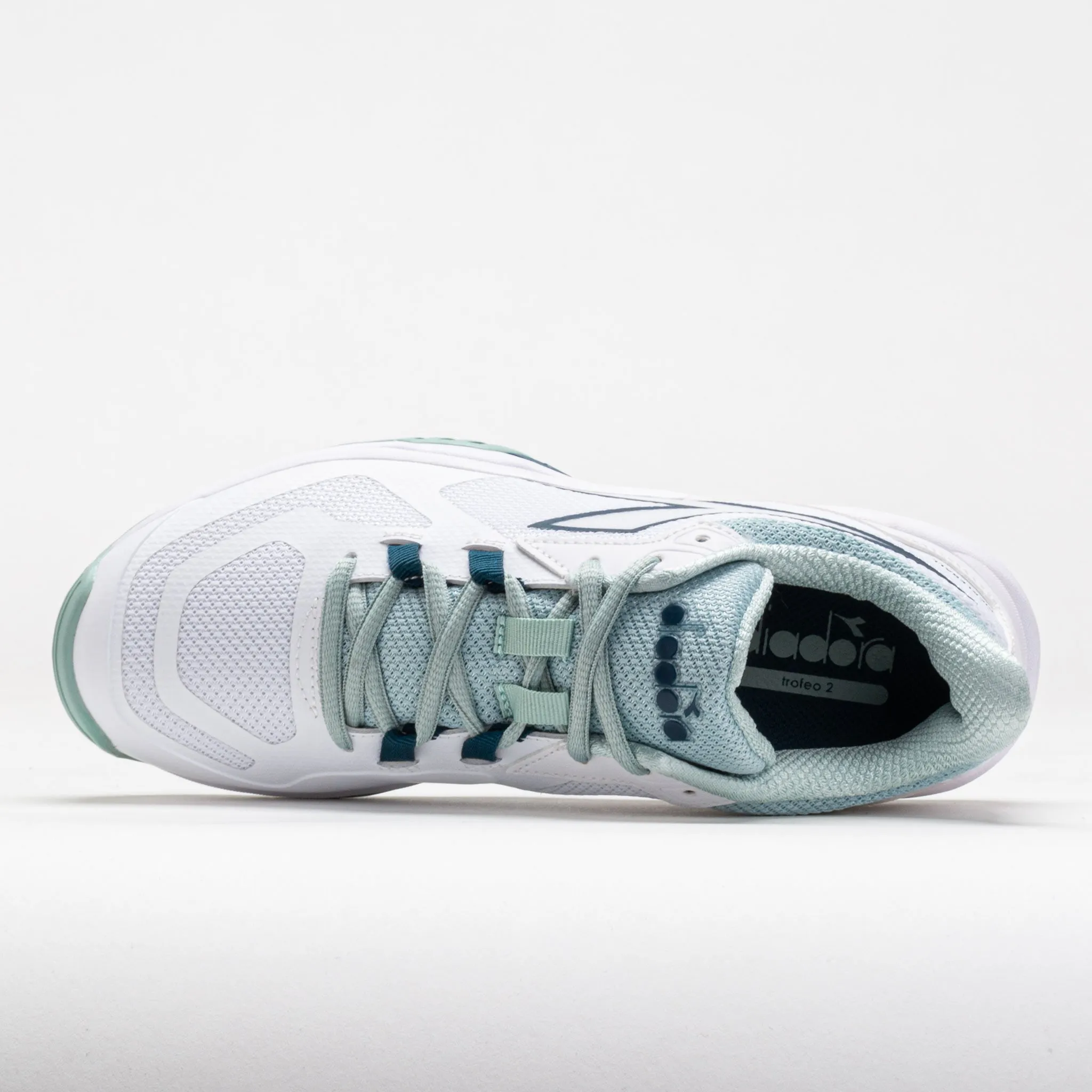 complex design Diadora Trofeo 2 AG Pickleball Women's  White/Legion Blue