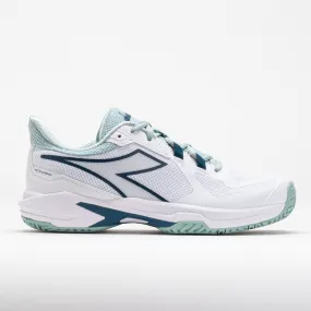 Diadora Trofeo 2 AG Pickleball Women's  White/Legion Blue embroidered - finish - design shoes