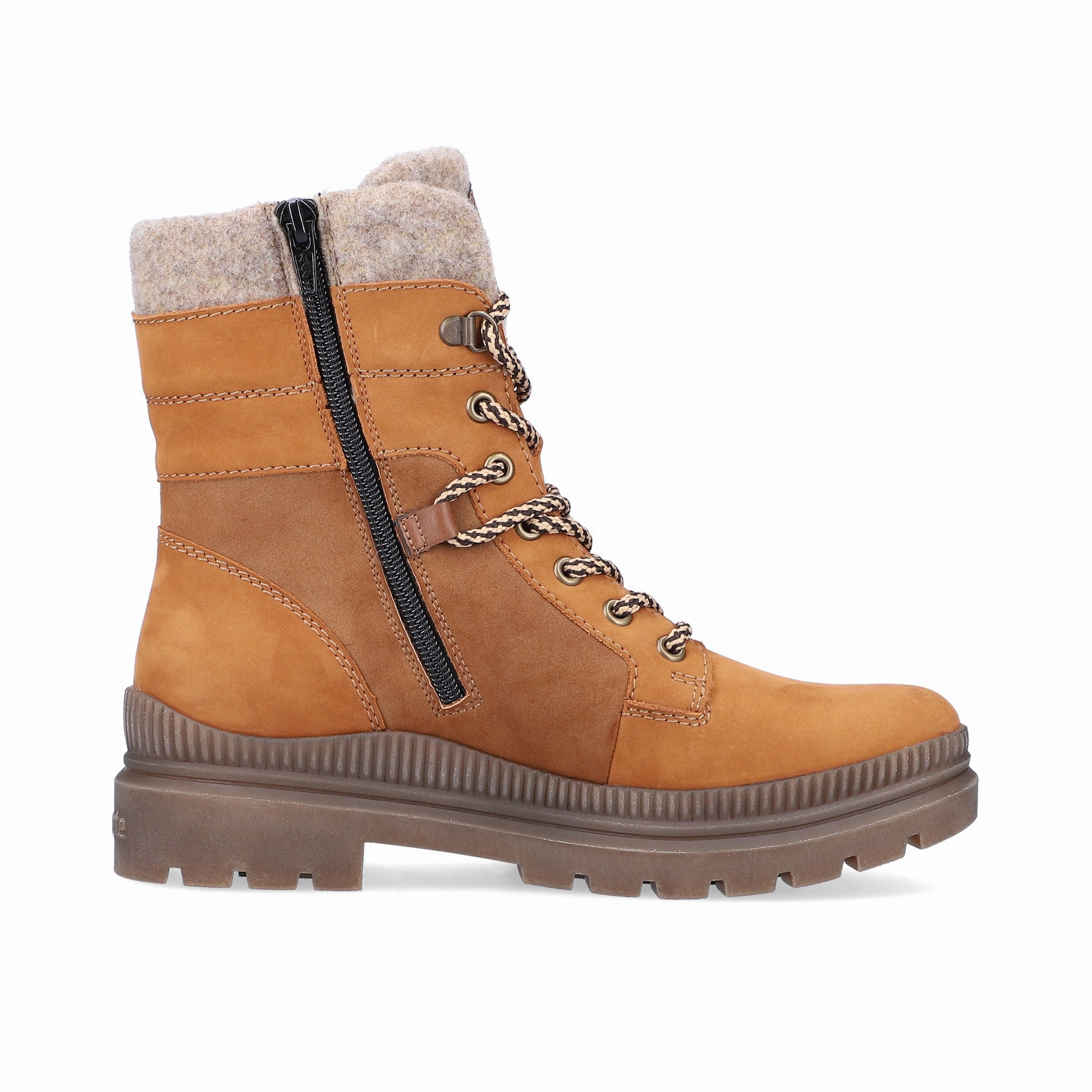 D0C77-22 Brown Lace/Zip Knit Cuff RTex Quick Drying