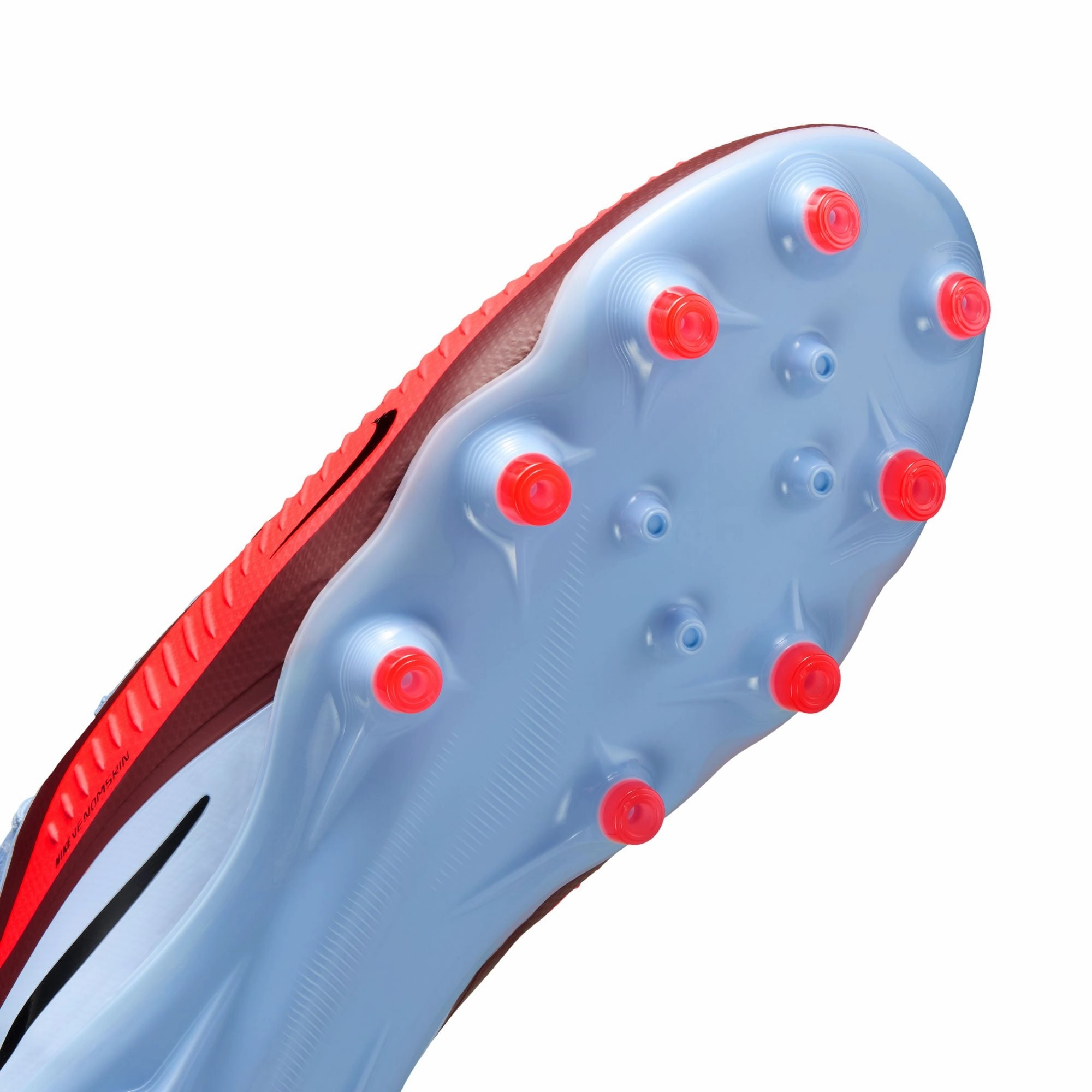 Nike Phantom 6 360 Pro FG AG Artificial Grass Soccer Cleats - Royal Tint/Bright Crimson Breathable Lining Play Comfort