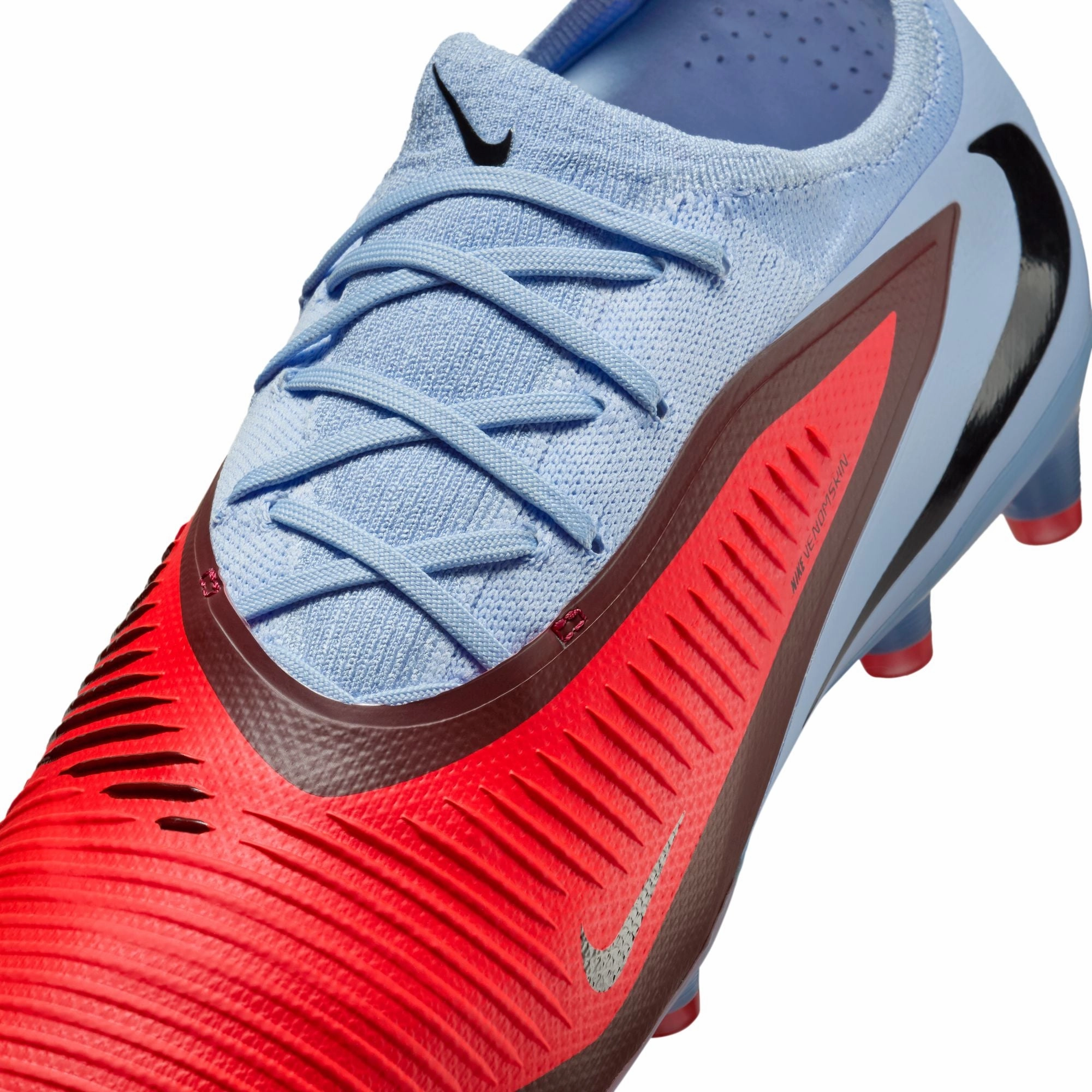 Daily Practice All Use Nike Phantom 6 360 Pro FG AG Artificial Grass Soccer Cleats - Royal Tint/Bright Crimson