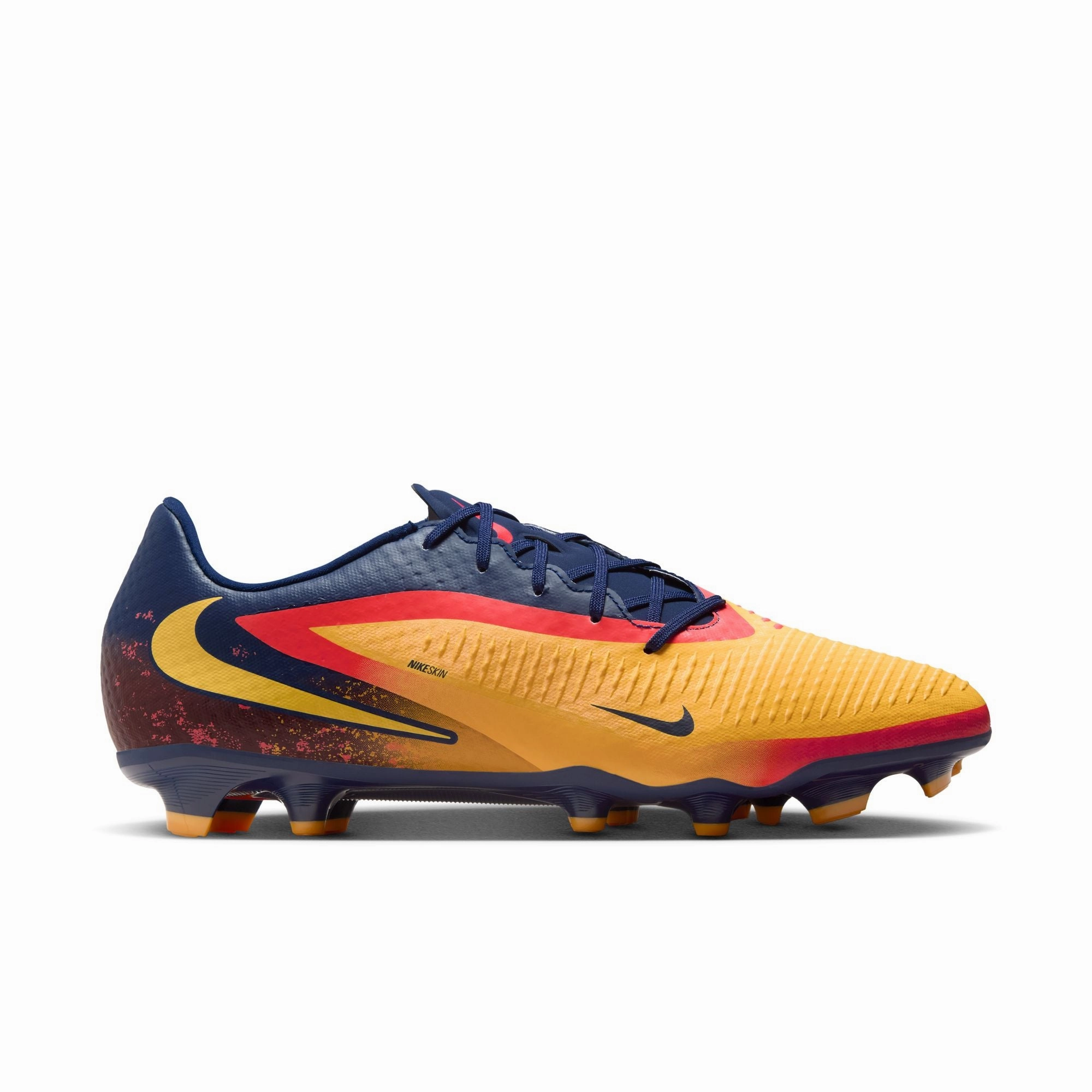 Nike Phantom 6 360 Academy EH FG Firm Ground Soccer Cleats - Laser Orange/ Lemon Venom/ Blue Void Daily Motion Locked Motion