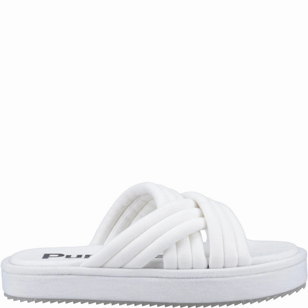 Hush Puppies Sienna Slide Everyday Routine Sea Breeze