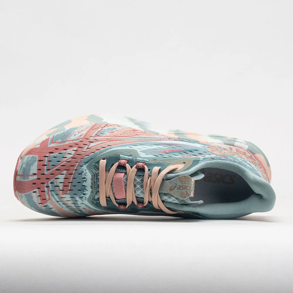 ASICS Noosa Tri 15 Women's  Pure Aqua/Pale Apricot running in narrow tracks shoes niche - market - brand shoes