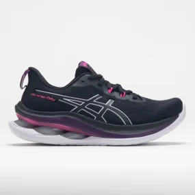 PaddedCollar running in an intersection area shoes ASICS GEL-Kinsei Max Women's  Black/Lilac Hint
