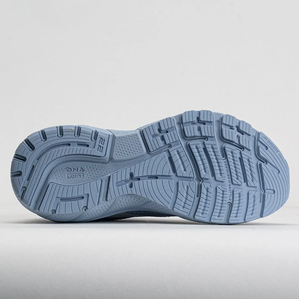 Brooks Adrenaline GTS 22 Women's  Kentucky Blue/White/Rose bodybuilding shoes logo - rhinestoned shoes