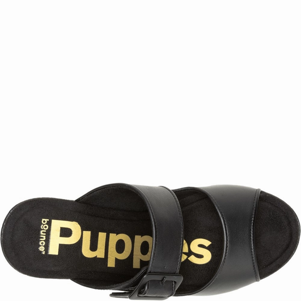 Hush Puppies Poppy Buckle Slide Grass Jog