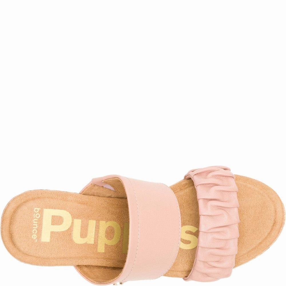 Dribble Hike Hush Puppies Poppy Ruched Slide