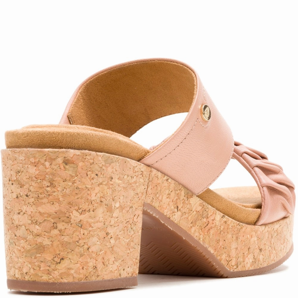 Evening Stroll Hush Puppies Poppy Ruched Slide