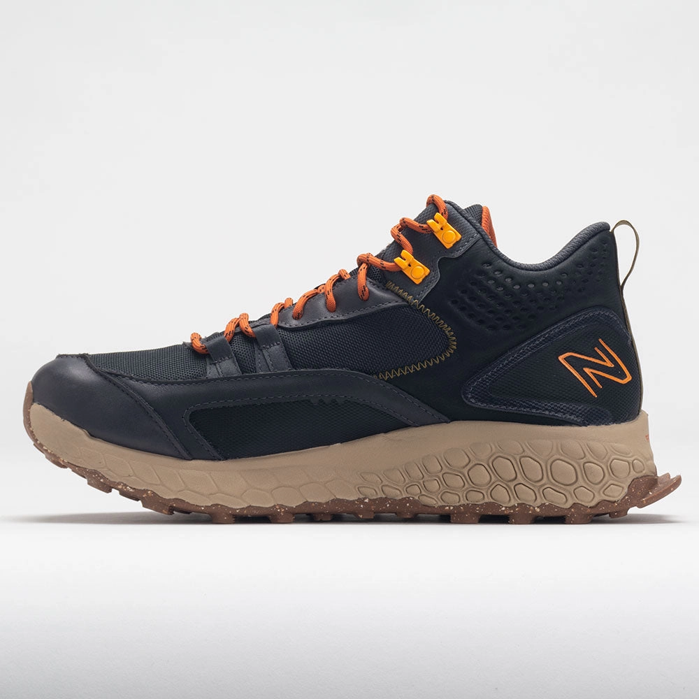 New Balance Fresh Foam X Hierro Mid GTX Men's  Black/Magnet/Hot Marigol Slim Design stable - sole - feature shoes
