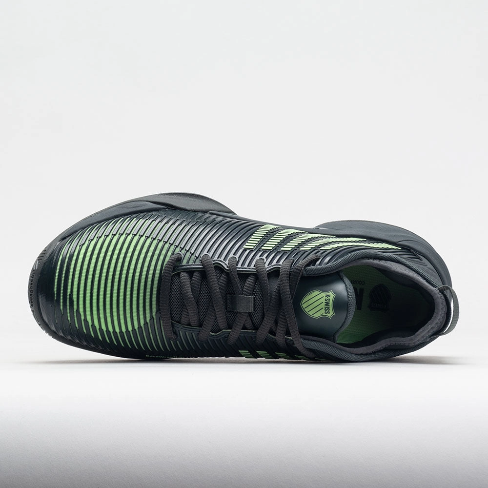 running with a low - top design K-Swiss Hypercourt Supreme Men's  Urban Chic/Soft Neon Green