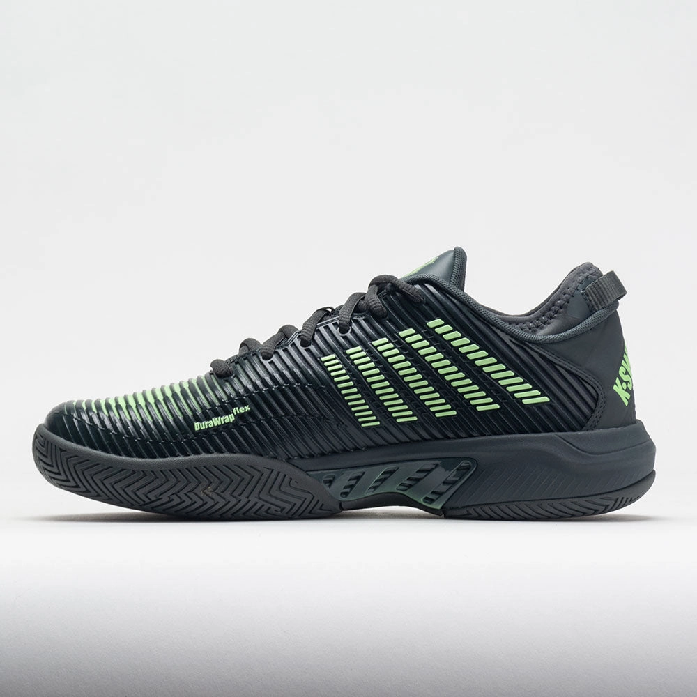 running in a glacier area shoes premium running gear K-Swiss Hypercourt Supreme Men's  Urban Chic/Soft Neon Green