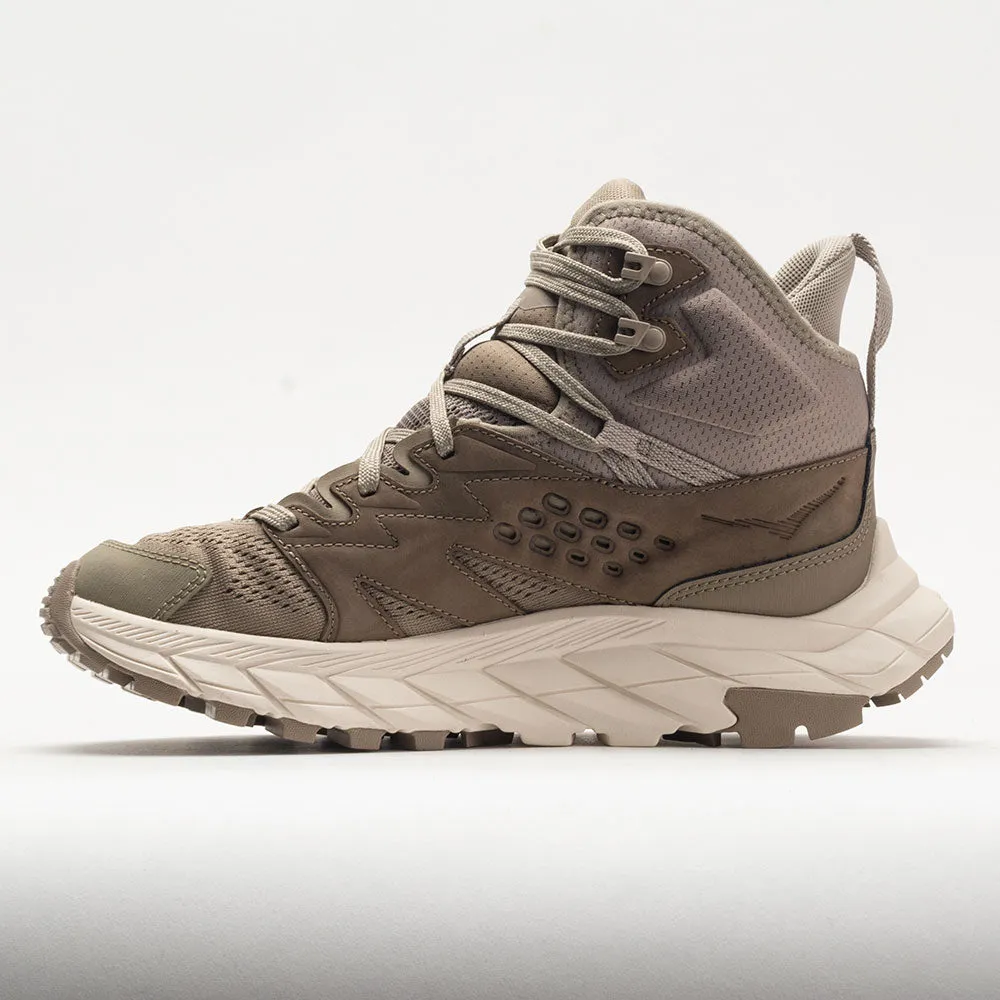 Traction Grip fixed insole shoes HOKA Anacapa Breeze Mid Women's  Dune/Eggnog