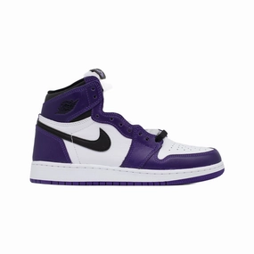 Distinctive Air Jordan 1 High (GS), Court Purple 2.0