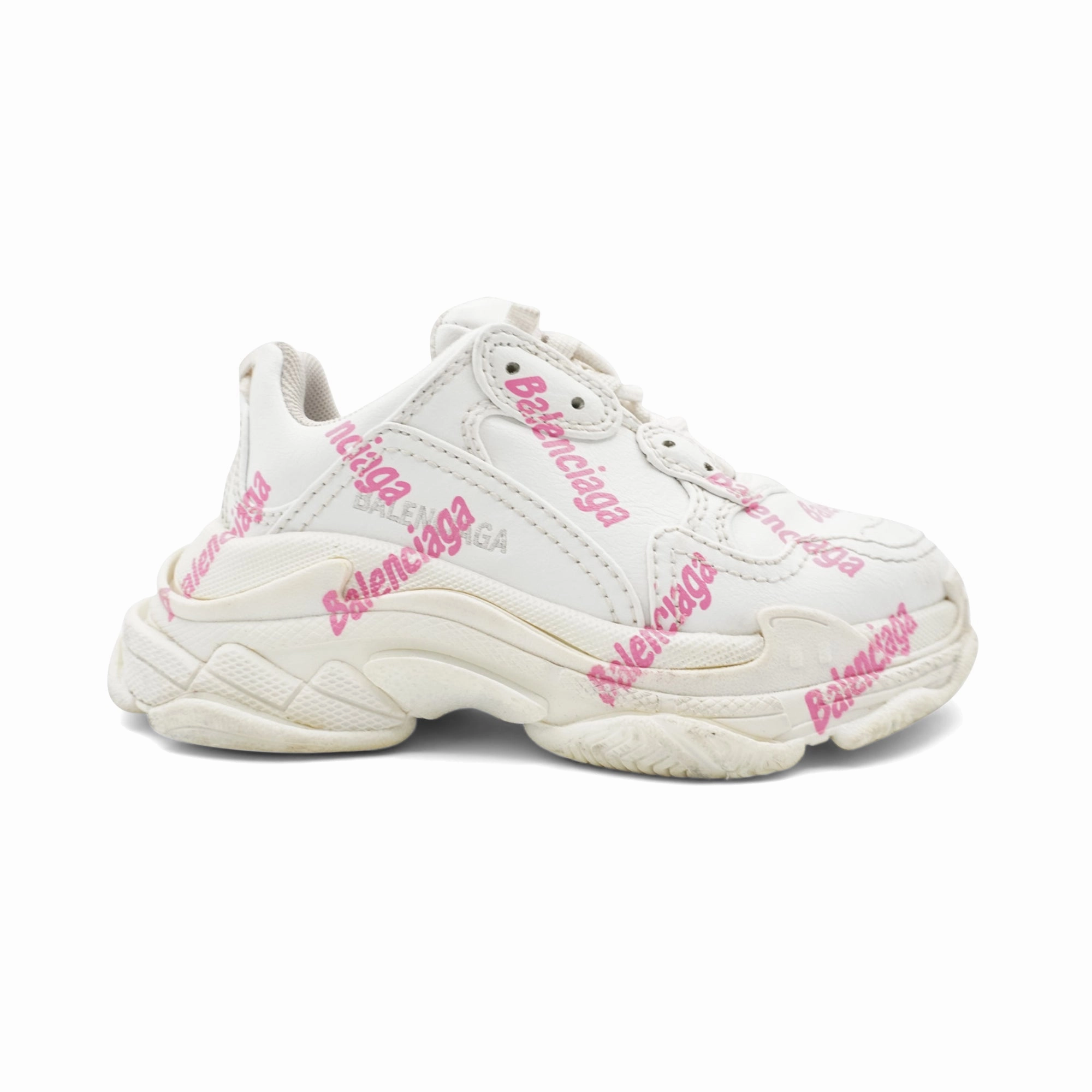 Balenciaga 'Triple S Logotype' Sneakers - Kids 10 Padded Power Rolling Motion