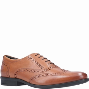 Hush Puppies Oaken Brogue Shoe Field Step Elastic Material