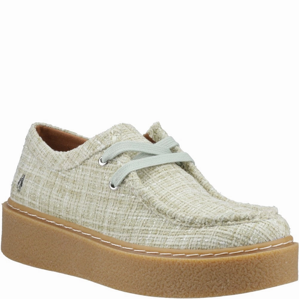 Traction Control Practical Use Hush Puppies Bridie Textile Mocc Toe